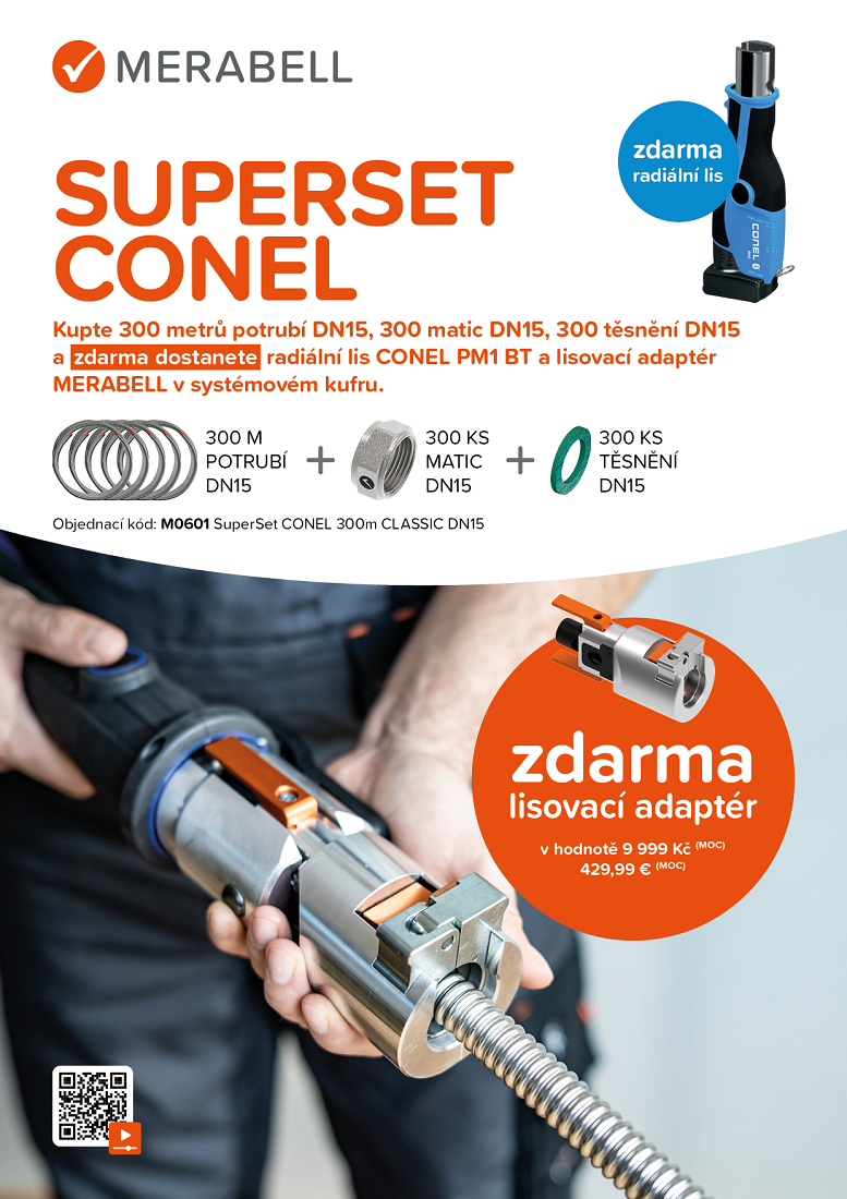 SUPER SET CONEL 300m CLASSIC DN15 TYP3 M0601