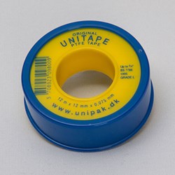 TEFL.PASKA 12mm*13.2m*0,075 UNITAPE 0.35g/cm3