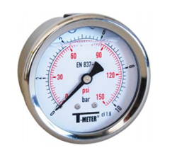 MANOMETER P63 0-6BAR  Z/GL