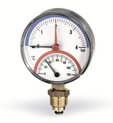 TERMOMANOMETER 120C/4BAR SP.