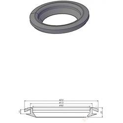 MANZETA SEDLOVA D160/167mm